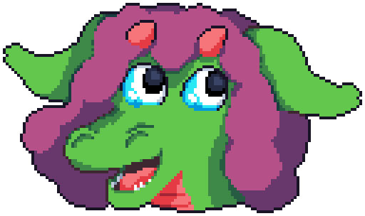 It's Rezzy! She's looking really happy and a bit airheaded!